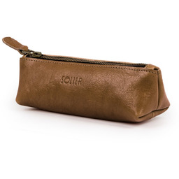 Piórnik Skórzany Solier Sa51 Etui Na Pióro/Długopis, Brązowy