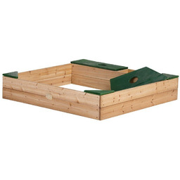 AXI Drewniana Piaskownica + Schowek Na Akcesoria +