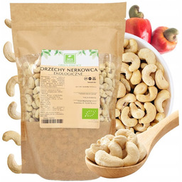 Orzechy nerkowca BIO 500 g nerkowce całe