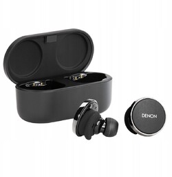 Denon PerL Pro Bezprzewodowe Czarne słuchawki douszne Bluetooth