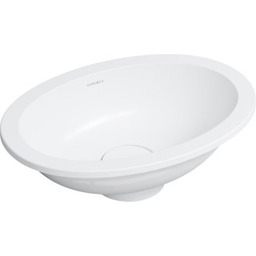 OMNIRES Umywalka podblatowa SHELL M+ 38x25 biała mat