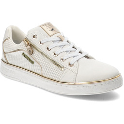 Białe Sneakersy Mustang Sportowe Obuwie Damskie