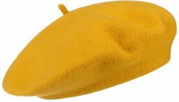 Beret Baskijski Damski by Seeberger, brąz, One Size