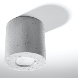Lampa sufitowa Sollux Plafon ORBIS 1 beton szary