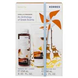 Korres Zestaw Spread Joy Vanilla Cinnamon (Żel pod