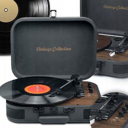 Gramofon Vintage Muse Głośniki Przenośny 33/45/78 Rpm Bluetooth