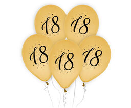 Balony lateksowe na osiemnastkę 18 - 30 cm