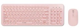 Reinston EKB02 Różowy Zestaw mysz i klawiatura