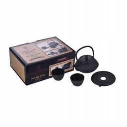 Żeliwny imbryk czarki Zestaw do parzenia herbaty czajnik