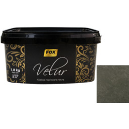 Tynk dekoracyjny VELUR 0011 Heban 1,8 kg