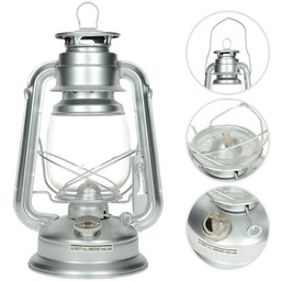 MFH Lampa Naftowa 28 cm Srebrna