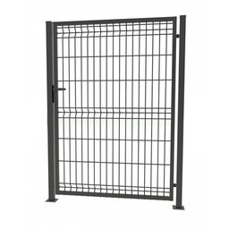 Furtka 3D 1,53 x 100 zestaw ze słupami