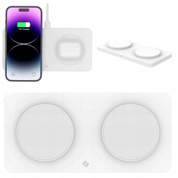 Ładowarka indukcyjna MagSafe podwójna do Samsung Galaxy S25