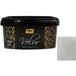 Tynk dekoracyjny VELUR 0008 Szary 1,8 kg