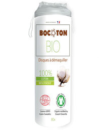 Bocoton, płatki kosmetyczne, okrągłe, BIO, 80 sztuk