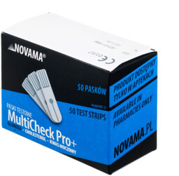 Paski testowe NOVAMA MULTICHECK PRO+ Paski testowe