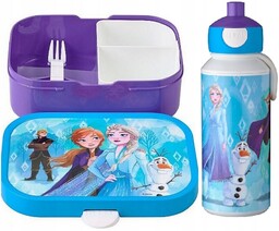 Mepal Lunchbox Śniadaniówka Bidon Zestaw Szkoły Kraina Lodu