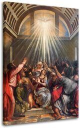 Obraz, Zesłanie Ducha Świętego Tycjan Wenecja 60x90