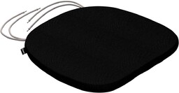 Poduszka na krzesło Bartek, czarny, 40 x 37