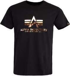ALPHA INDUSTRIES Basic Foil Print T-Shirt