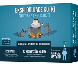 REBEL Gra karciana Eksplodujace Kotki Przepis na Kotastrofę