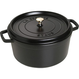 STAUB Gusseisen Bräter/Cocotte, Rund 30 cm, 8,35 L,