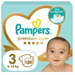 Pampers Premium Care Pieluszki rozmiar 3, 120 sztuk