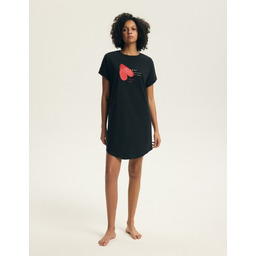 Koszula nocna Elain Henderson czarny 3XL