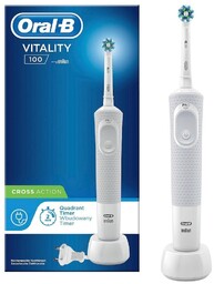 ORAL-B BRAUN Vitality D100 CrossAction white Szczoteczka elektryczna
