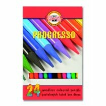 Kredki bezdrzewne 24 kolory PROGRESSO KOH-I-NOOR /8758/