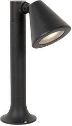 QAZQA Nowoczesny klosz ogrodowy czarny 30 cm IP44