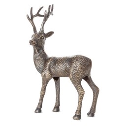 Eurofirany Figurka świąteczna Jeleń 22x9x42 stalowa