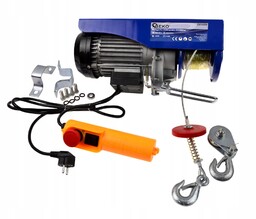 Wciągarka Wyciągarka elektryczna podnośnik 300/600kg 1200W lina 12m