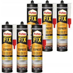 6x Klej Pattex Fix Express Montażowy Błyskawiczny Mocny