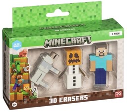 P.m.i. Kids World MINECRAFT 3D ERASERS - 3