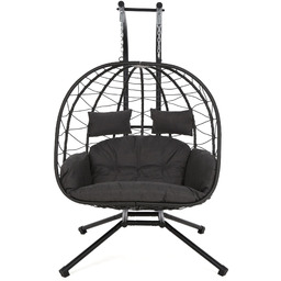 Fotel wiszący 2-osobowy Lugo Grey / Grey Melange