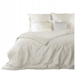 Pościel satynowa komplet 180X200 NOVA3 krem