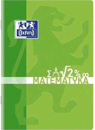 Zeszyt tematyczny A5/60 kratka posiada adresówkę MATEMATYKA 90G