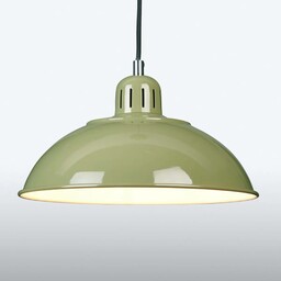 Elstead Zielona lampa wisząca Franklin w stylu retro