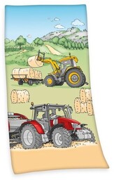 Herding Ręcznik kąpielowy Traktor, 75 x 150 cm