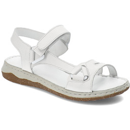 Artiker Białe Sandały Wygodne Obuwie Damskie