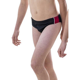 Fashy Chłopięce kąpielówki 26356 czarny czarny, czerwony 128