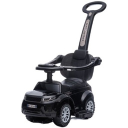 SUN BABY Jeździk Sport Car Czarny rączka