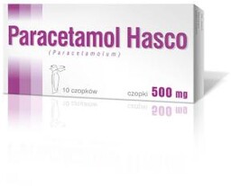 PARACETAMOL 500 mg - 10 czopków HASCO