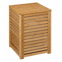 Kosz Łazienkowy Na Pranie Bambusowa Skrzynia 40x58