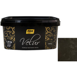 Tynk dekoracyjny VELUR 002 Czarny 1,8 kg