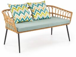 Elior Rattanowa sofa ogrodowa Selena 3X-wielobarwna