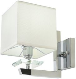 LAMPA ŚCIENNA KINKIET Z BIAŁYMI ABAŻURAMI FIANELO W1