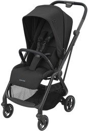 Maxi-Cosi, Wózek spacerowy, kompaktowy Leona, Essential Black, Czarny