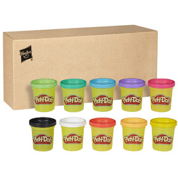 Play-Doh 29413F03 Ciastolina, Wielokolorowy, 10 Sztuk